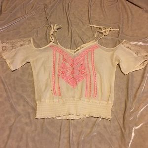 Hollister Aztec Crop Top (S)